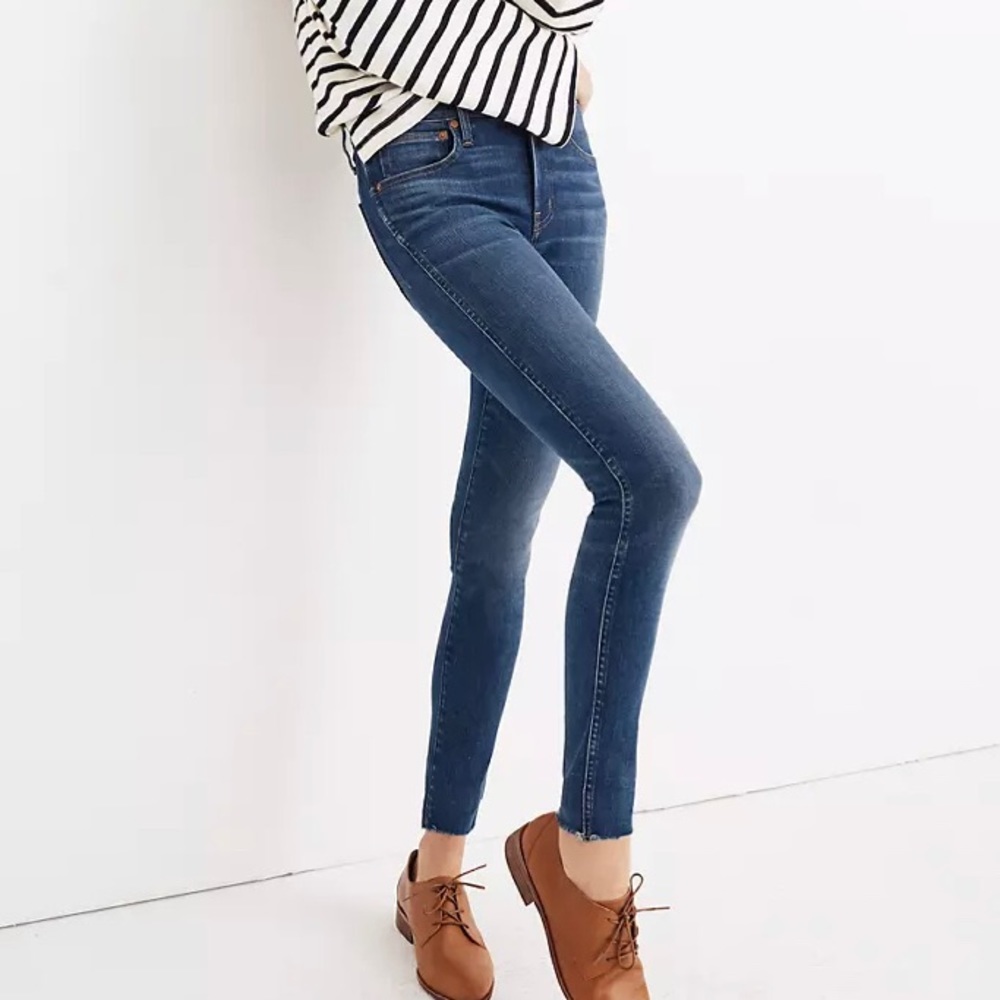 Madewell High Rise Skinny Jean, Stretch Blue Denim